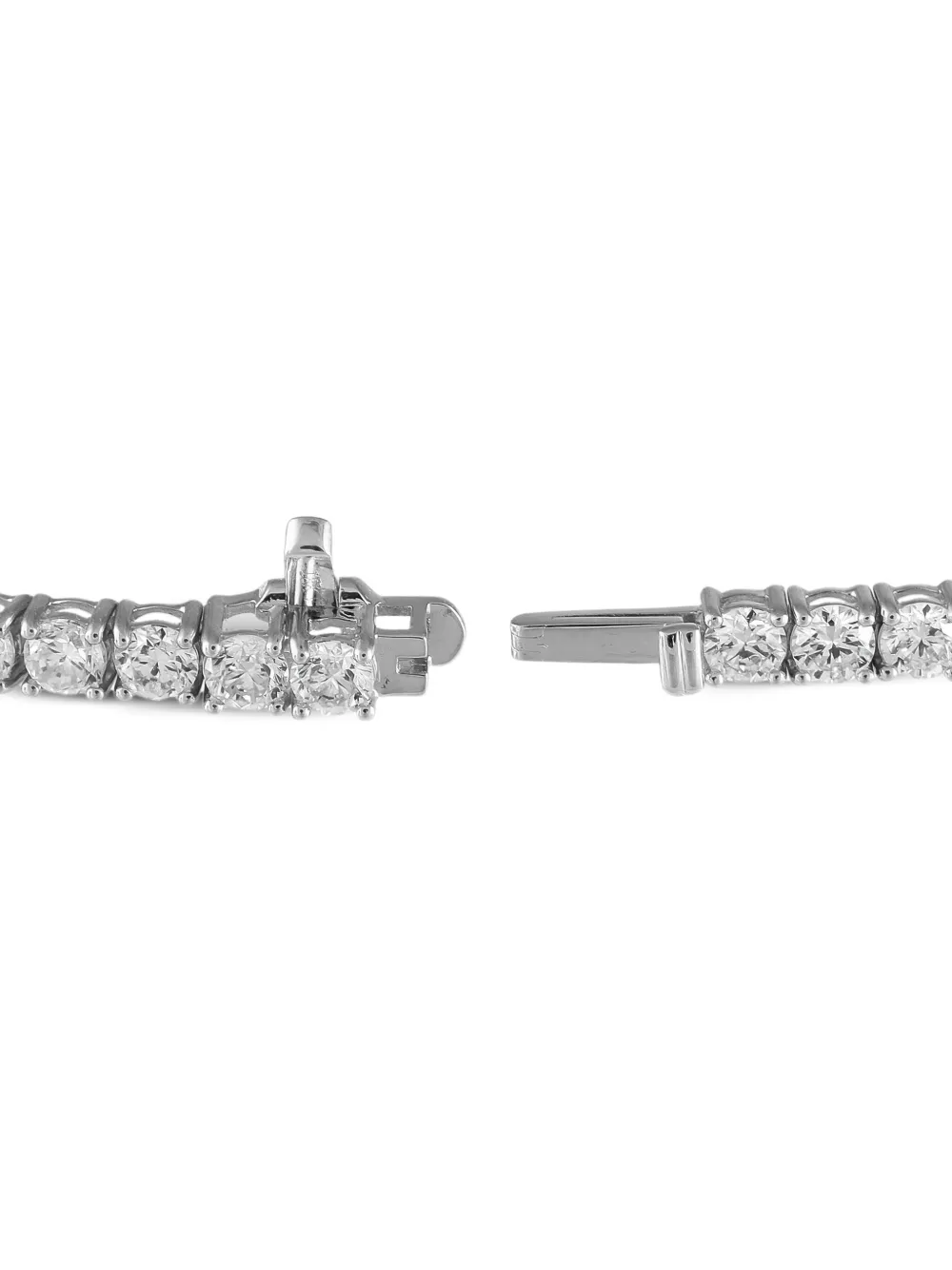 LB Exclusive 18K white gold diamond tennis bracelet | Image 2