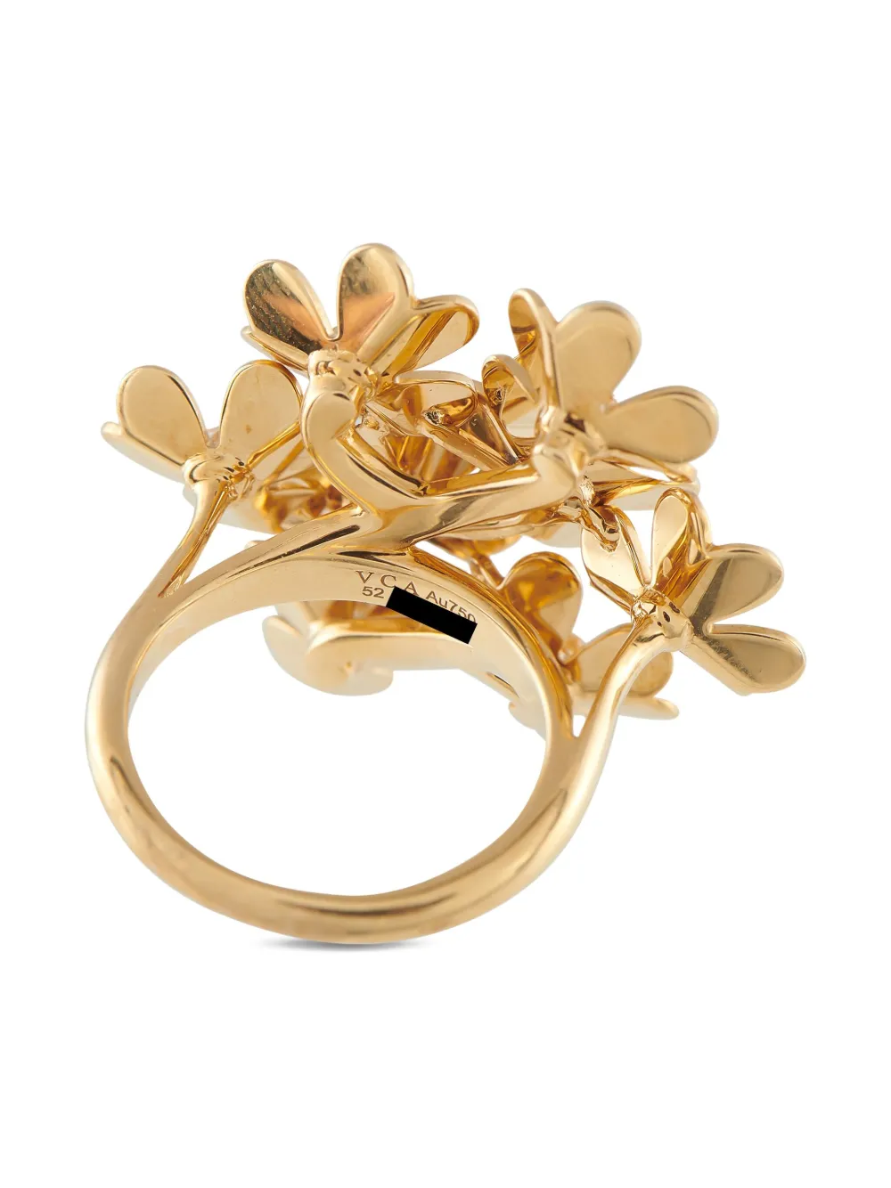 Van Cleef & Arpels 18K yellow gold Frivole diamond ring | Image 2