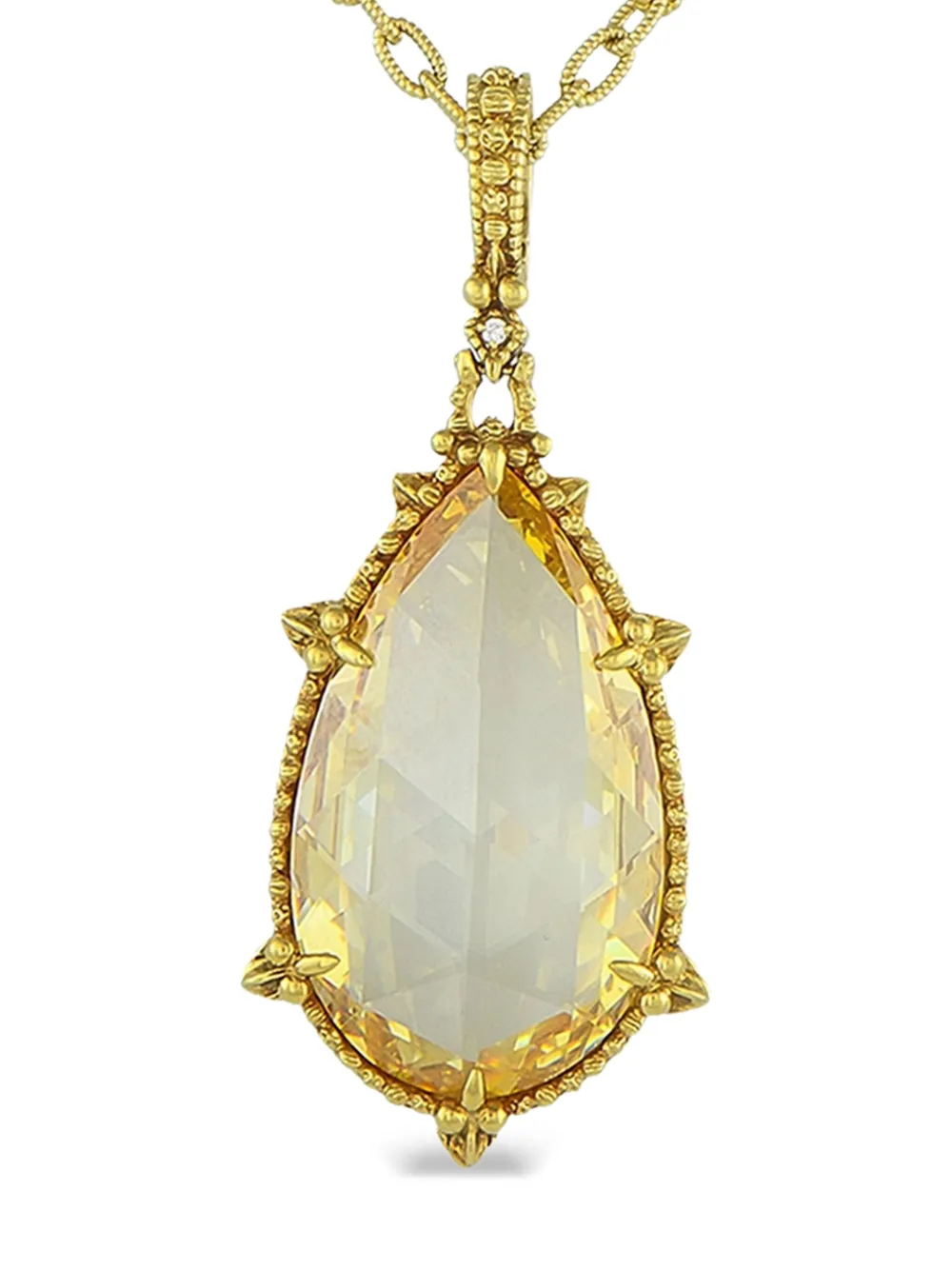 Judith Ripka 18kt yellow gold Citrine necklace | Pre-Owned | Image 2