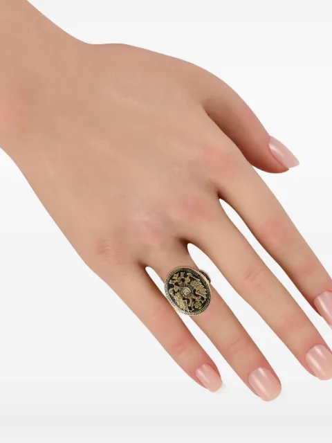 LB Exclusive 14K gold Russian diamond ring