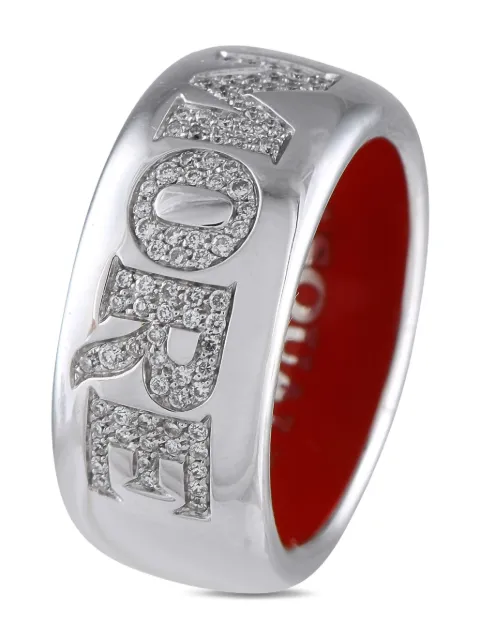 Pasquale Bruni 18K white gold diamond ring