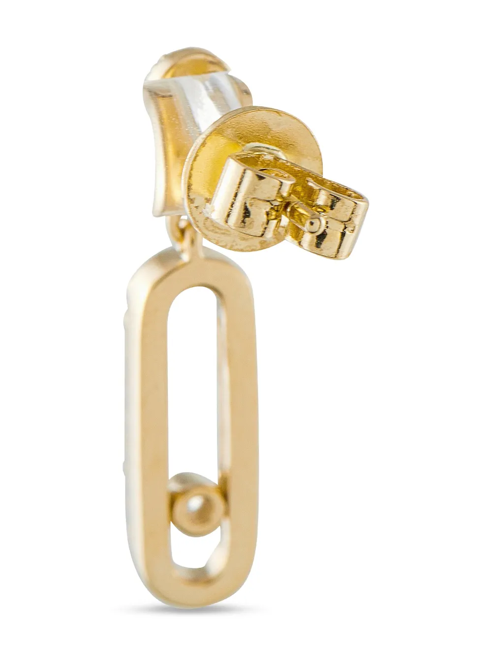 LB Exclusive 14K yellow gold diamond drop earrings | Image 2