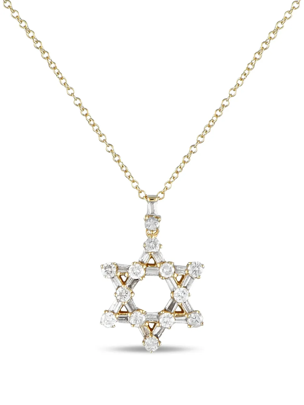 LB Exclusive Star of David ダイヤモンド ネックレス 14Kイエローゴールド LB Exclusive Star of David ダイヤモンド ネックレス 14Kイエローゴールド