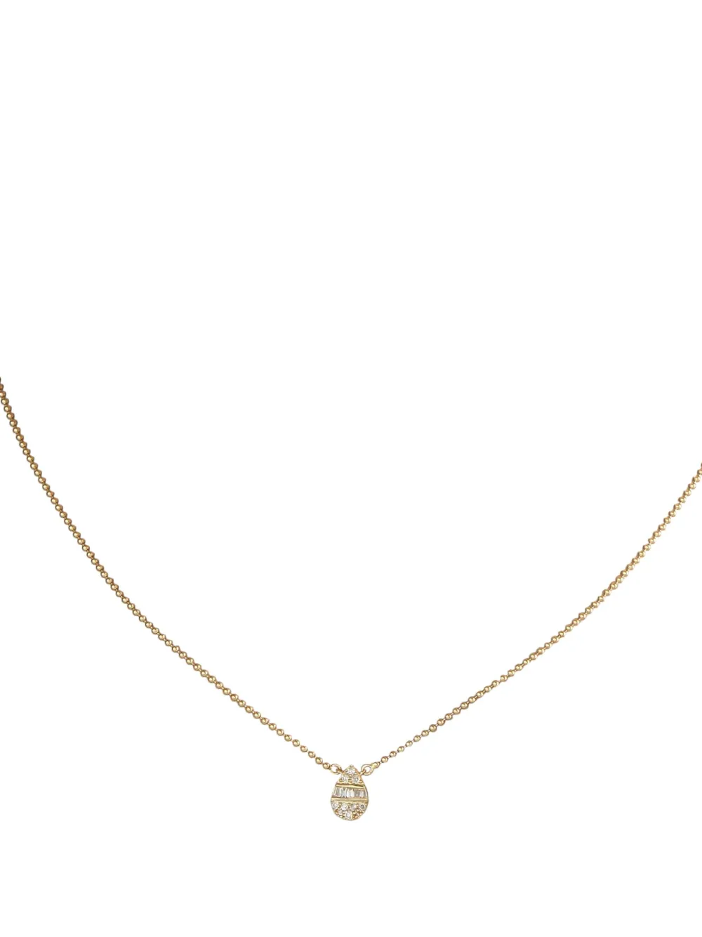 LB Exclusive 14kt yellow gold teardrop diamond necklace | Pre-Owned | Image 2