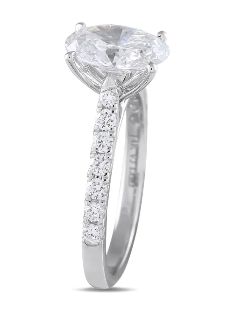 LB Exclusive 14K white gold diamond ring