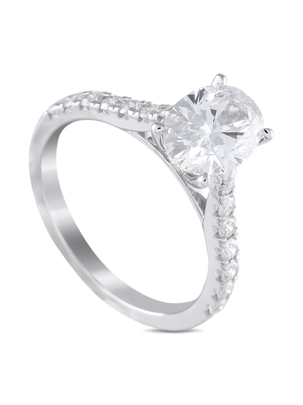 LB Exclusive 14K white gold diamond ring | Image 2