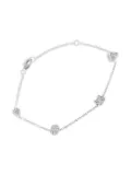 LB Exclusive 14K white gold Station diamond bracelet - Silver