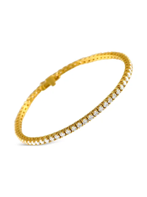 LB Exclusive 14K yellow gold Tennis diamond bracelet