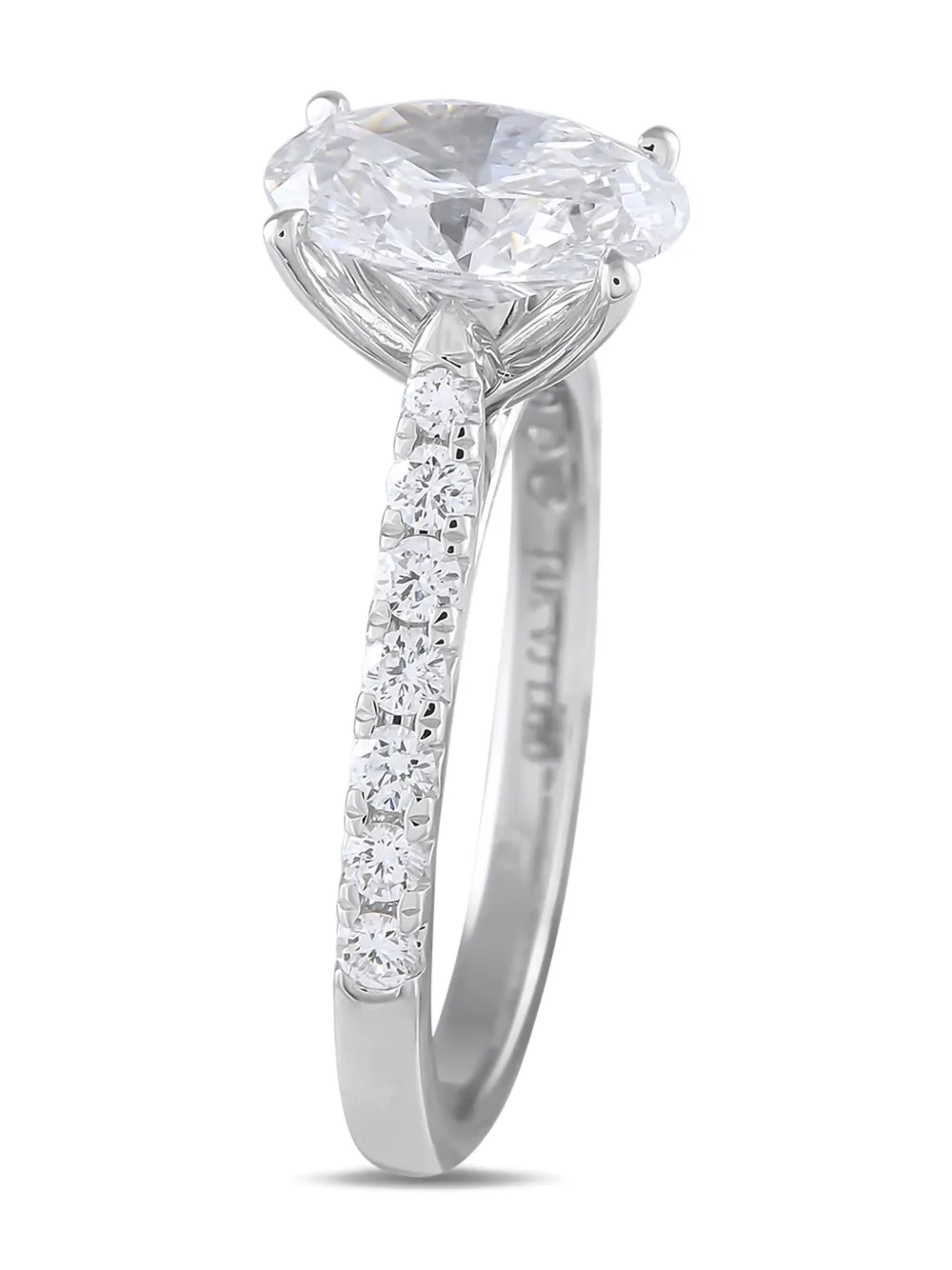LB Exclusive 14K white gold diamond ring | Silver | Image 1