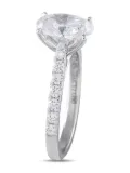 LB Exclusive 14K white gold diamond ring - Silver