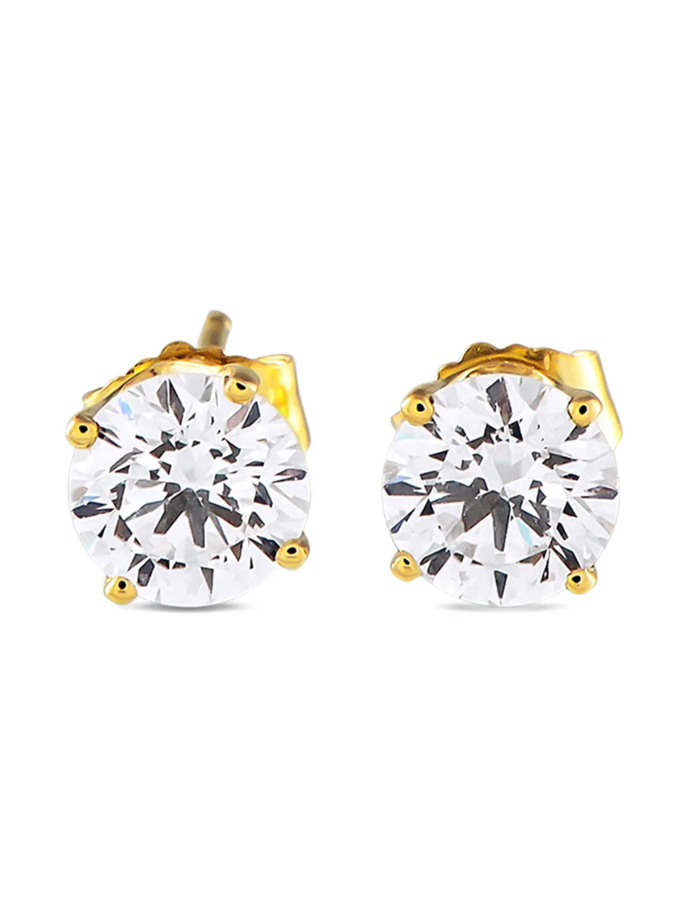 LB Exclusive ダイヤモンド ピアス 14Kイエローゴールド - ゴールドトーン LB Exclusive ダイヤモンド ピアス 14Kイエローゴールド - ゴールドトーン