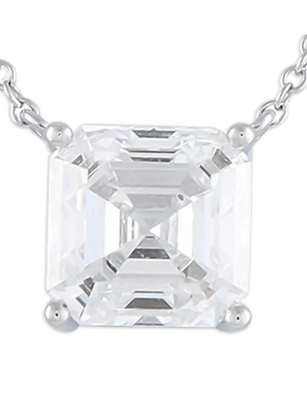 LB Exclusive 14K white gold diamond necklace | Image 2