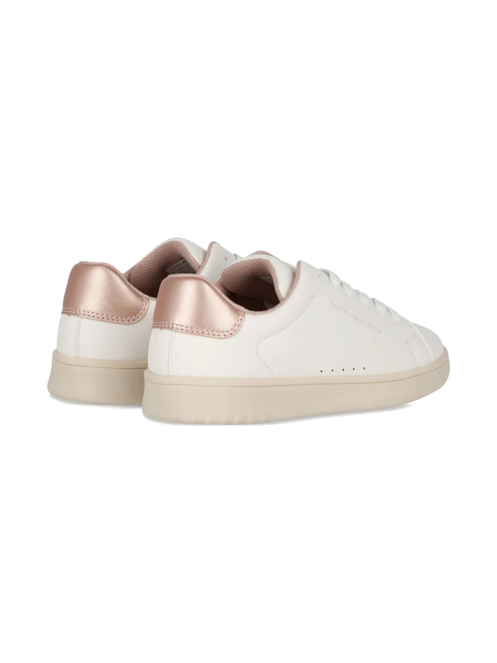 Tommy Hilfiger Junior logo-detail low-top sneakers White