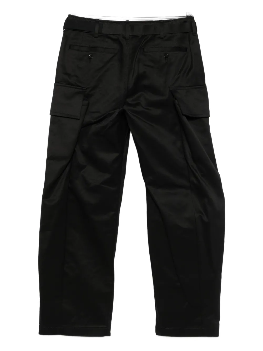 sacai Broek met cargo zak Zwart