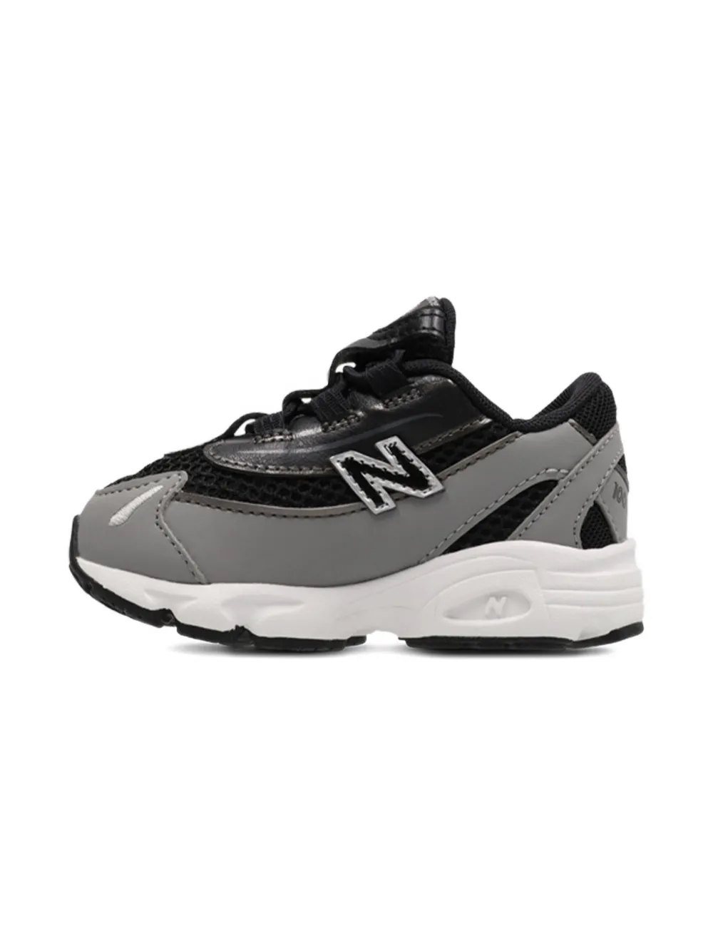 New Balance Kids 1000 metallic-effect sneakers Black