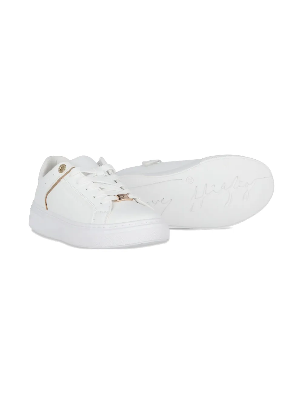 Tommy Hilfiger Junior logo-detail sneakers White