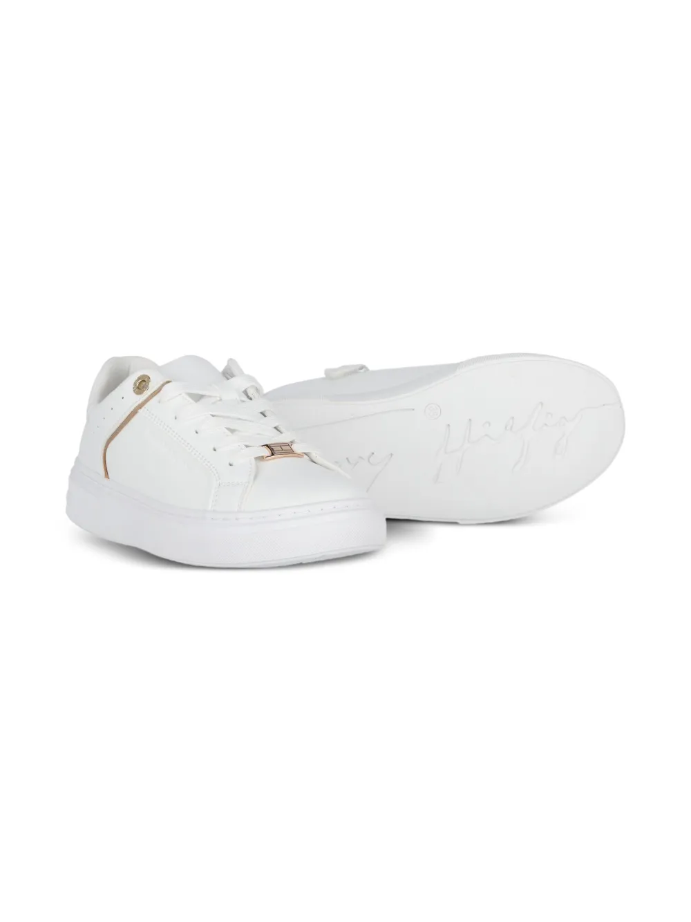 Tommy Hilfiger Junior logo-detail sneakers White