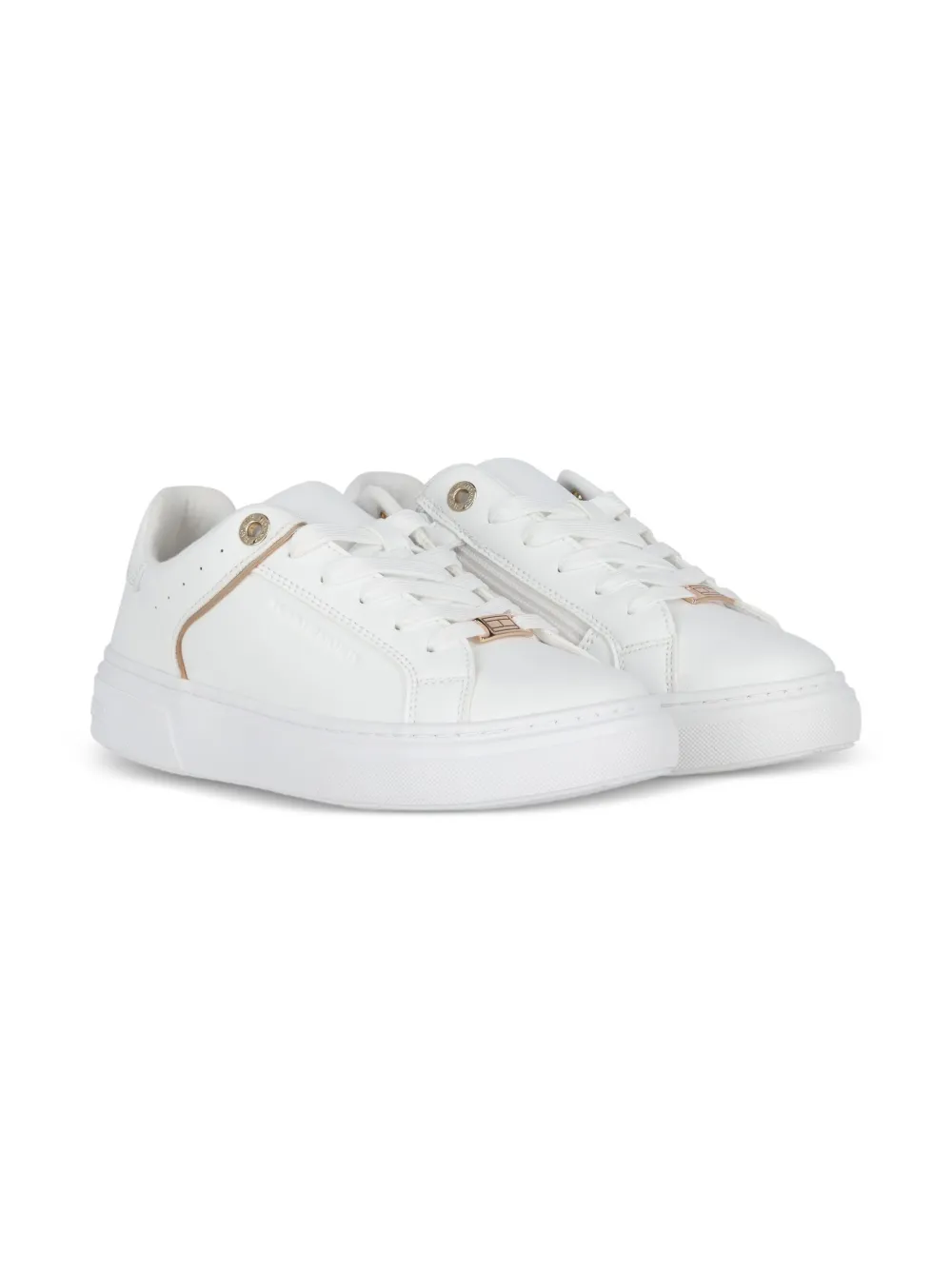 Tommy Hilfiger Junior logo-detail sneakers White