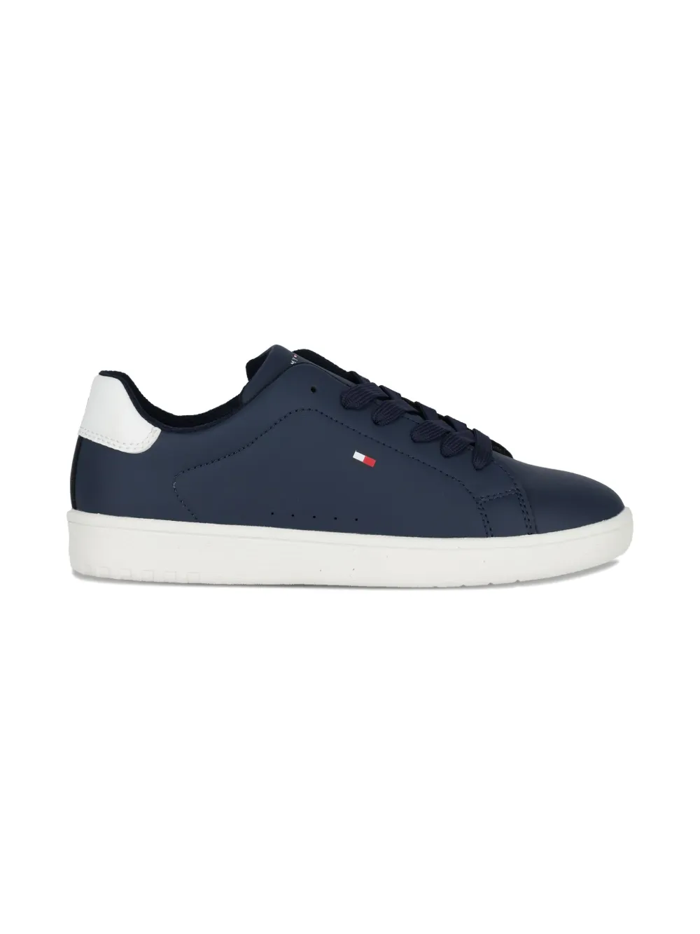 Tommy Hilfiger Junior embroidered-logo sneakers Blue