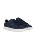 Tommy Hilfiger Junior embroidered-logo sneakers - Blue