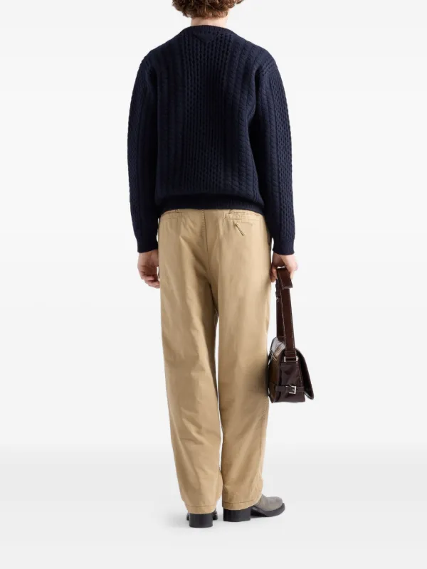 Prada コットンパンツ | ニュートラル | FARFETCH JP