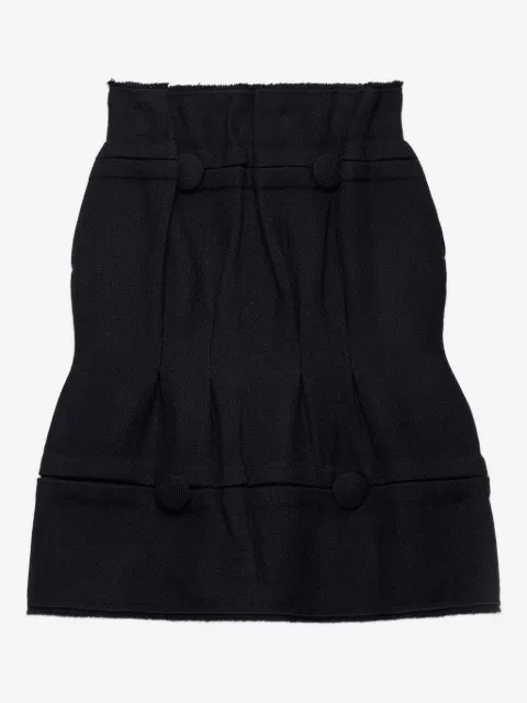 Prada falda con motivo chevron