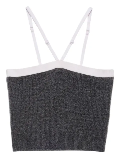Prada adjustable ribbed-knit top