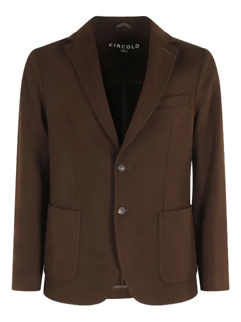 Circolo 1901 blazer con dos botones y bolsillo de parche