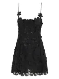 Blumarine floral-lace mini dress - Black