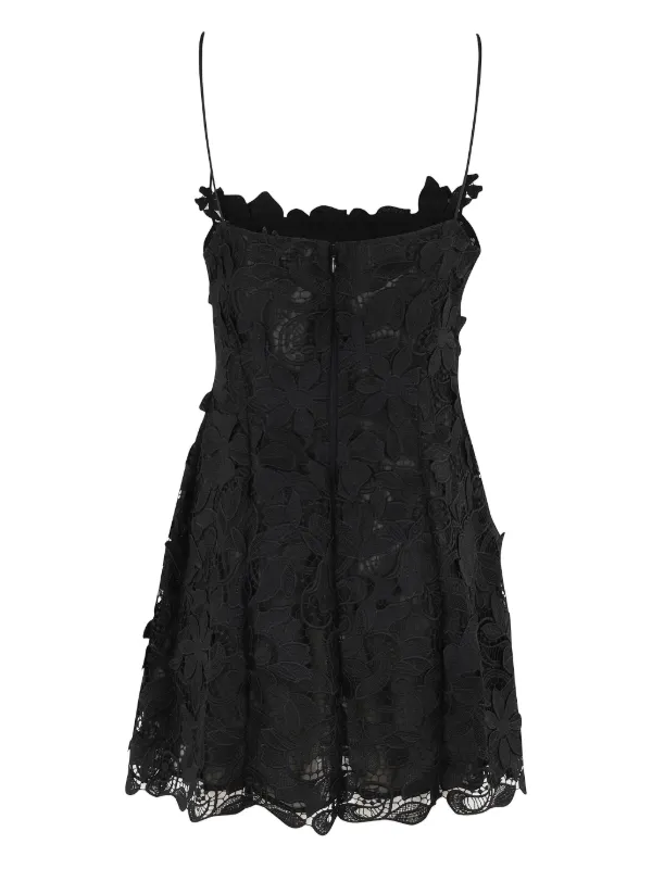 VIP【関税送料無料】希少 BLUMARINE BLACK DRESS Blumarine floral-lace Mini Dress | Black | FARFETCH