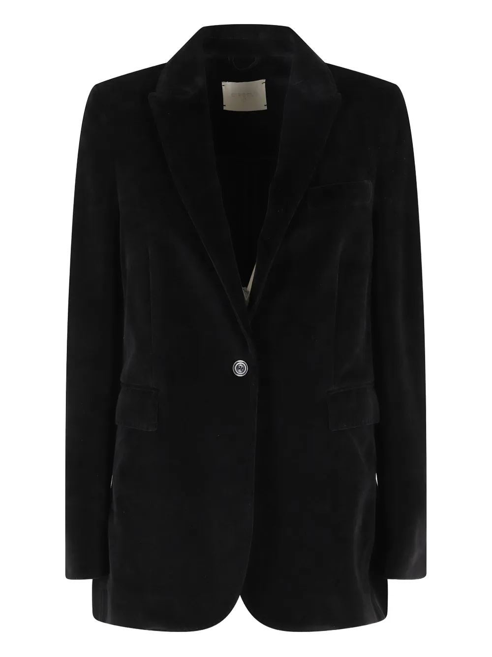 Circolo 1901 button blazer | Black | Image 1