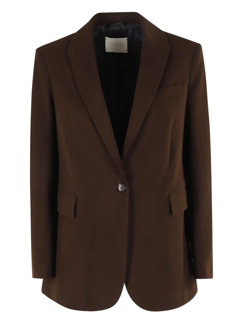 Circolo 1901 button blazer | Brown | Image 1