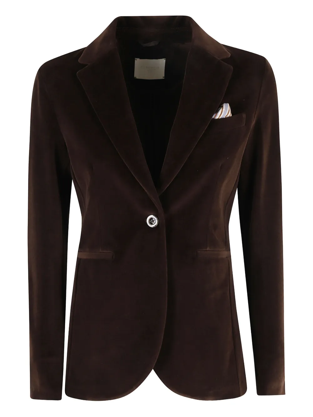 Circolo 1901 single-button blazer | Brown | Image 1