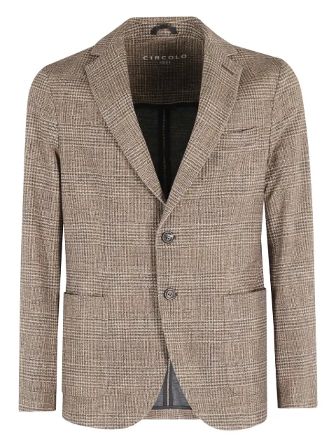 Circolo 1901 checked two-button blazer