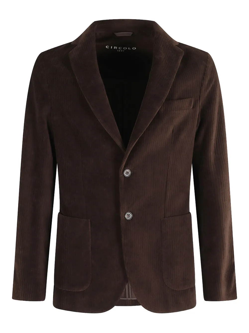Circolo 1901 corduroy two-button blazer Bruin