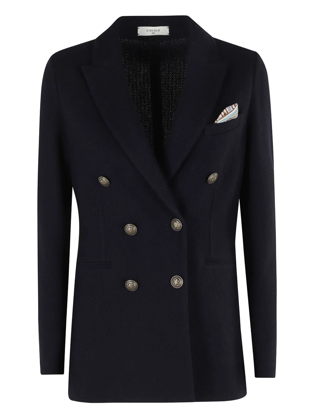 Circolo 1901 double-breasted blazer | Blue | Image 1