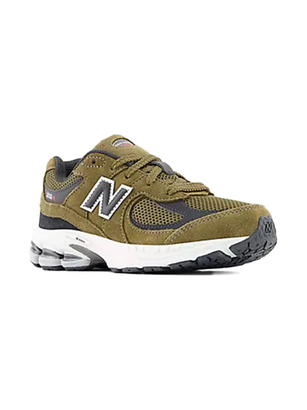 New Balance Kids 2002 mesh-panel leather sneakers - グリーン New Balance Kids 2002 mesh-panel leather sneakers - グリーン