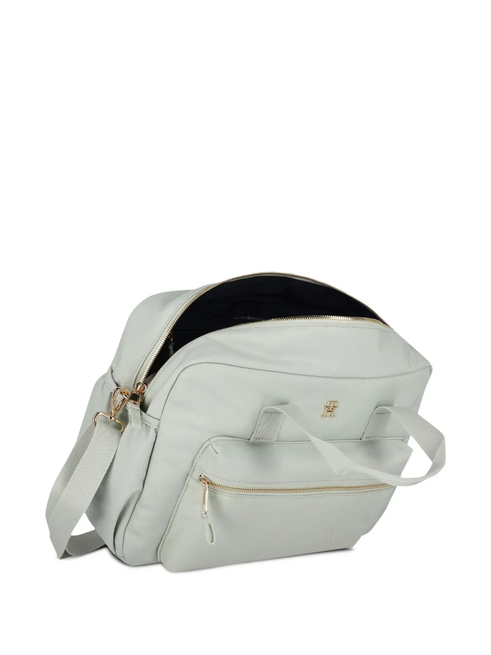 Tommy Hilfiger Junior Luiertas met logoplakkaat Groen