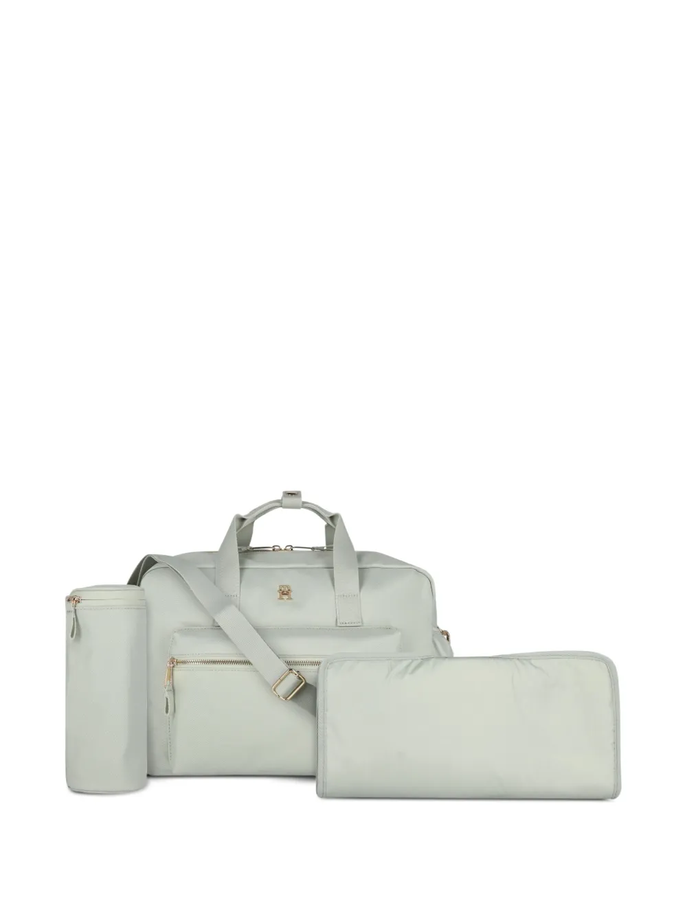 Tommy Hilfiger Junior Luiertas met logoplakkaat Groen