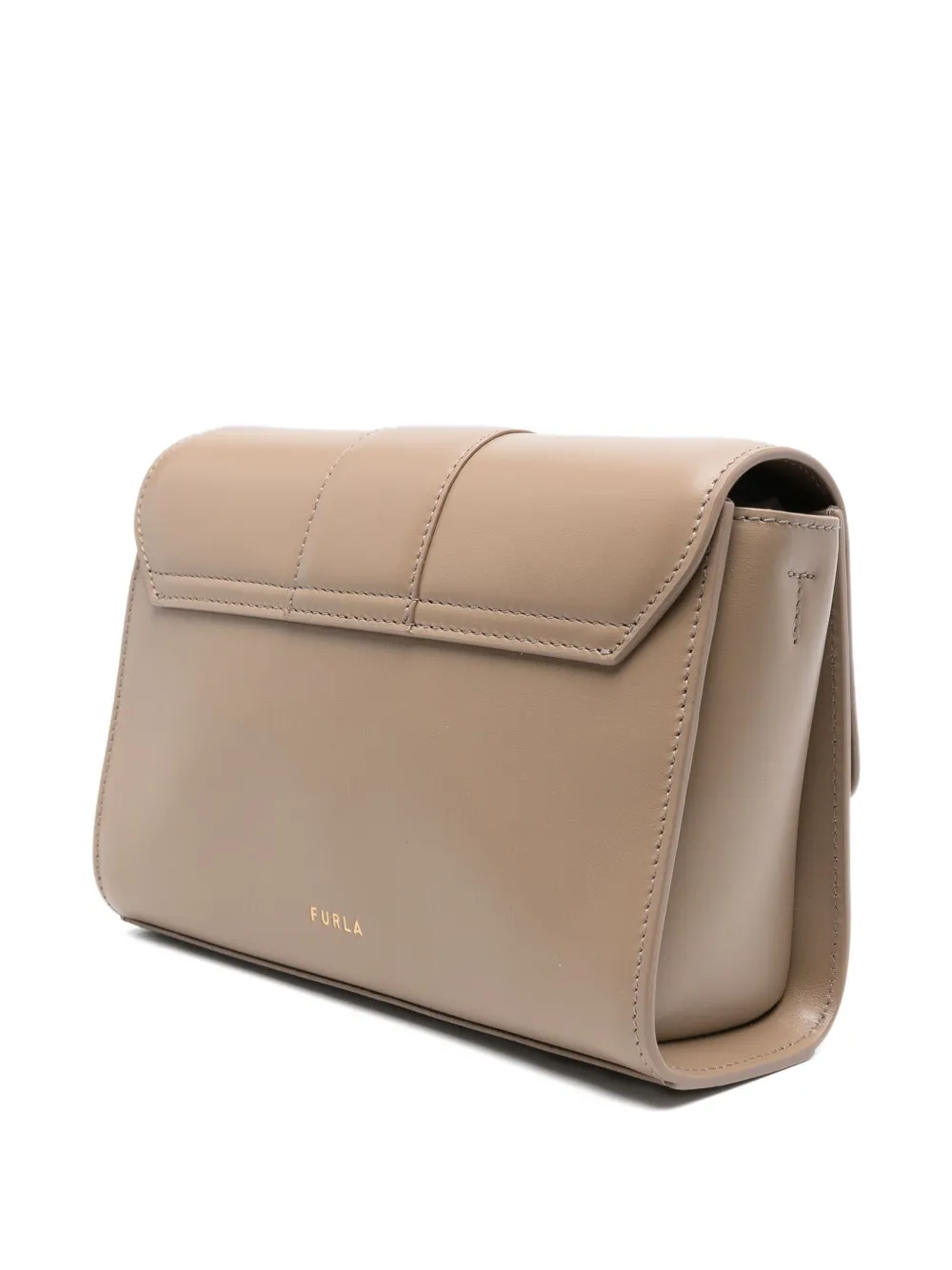 Furla Kleine Urban crossbodytas met gespdetail Beige