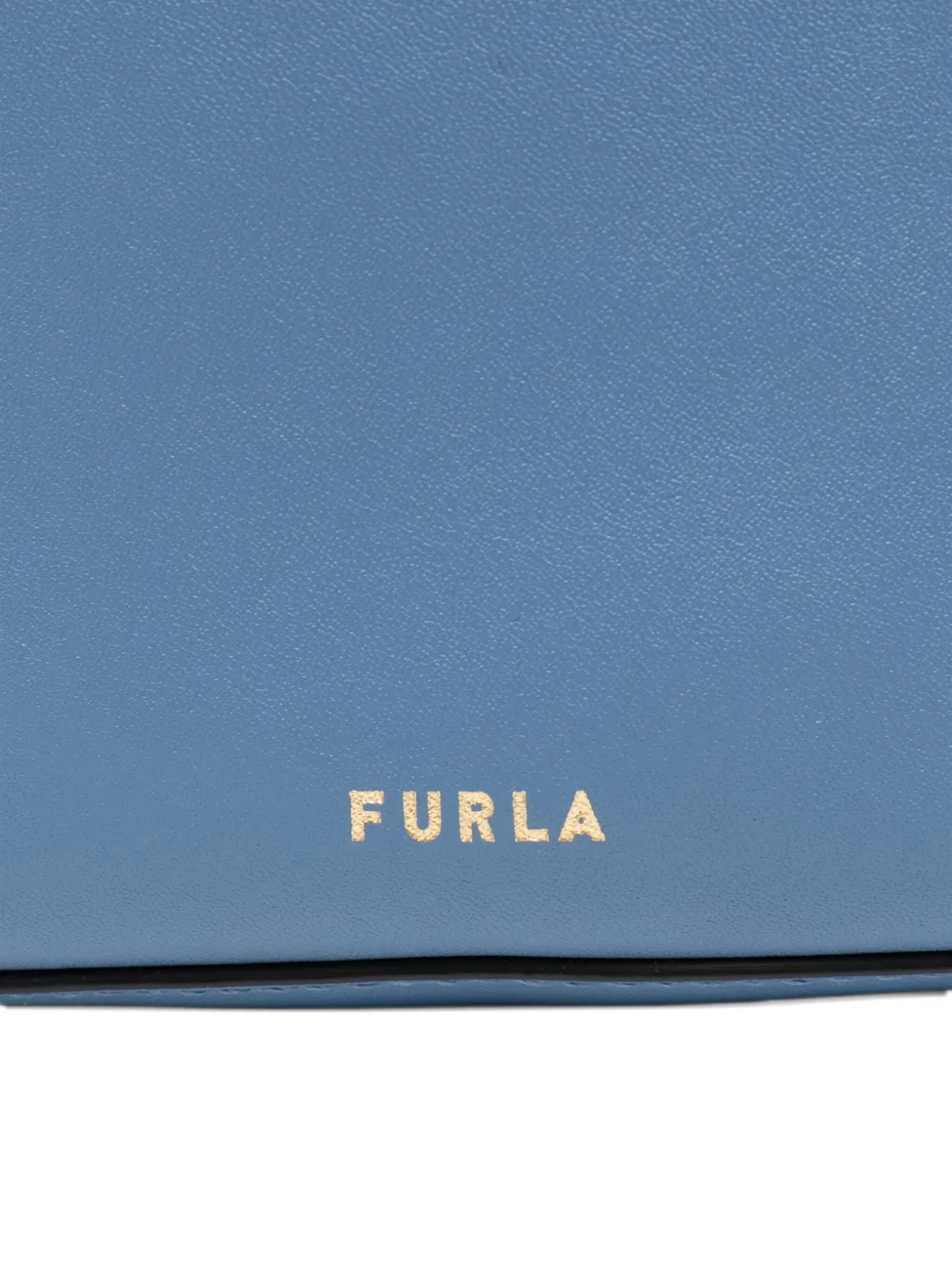 Furla Sfera kleine leren bucket-tas met handgreep Blauw