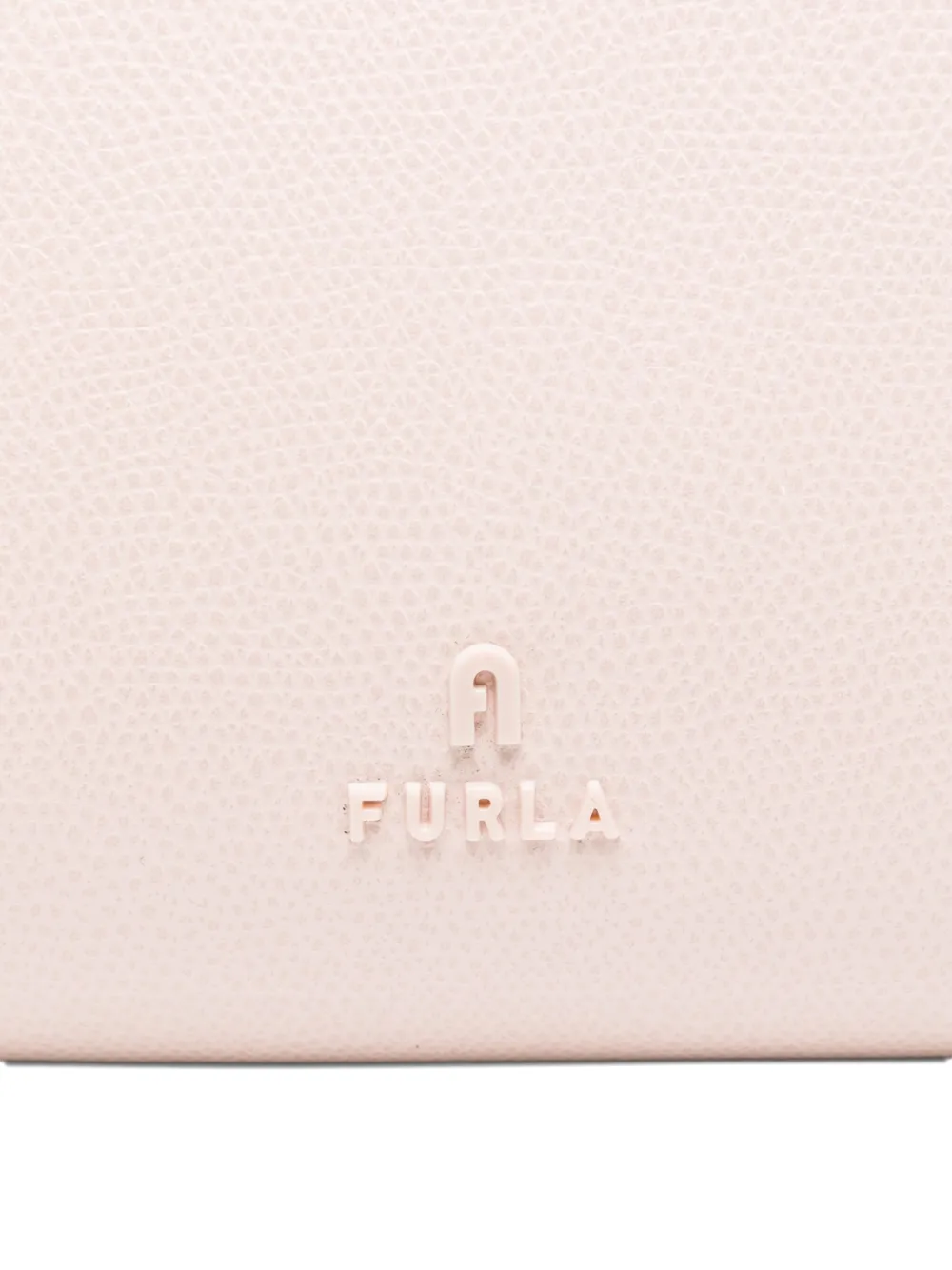 Furla Leren crossbodytas met kettinghengsel Roze