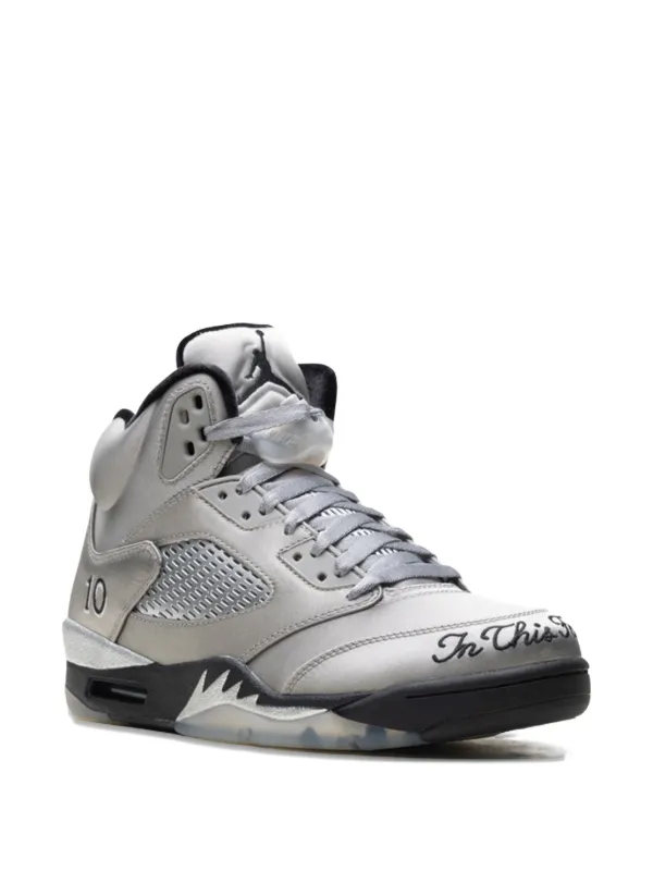 Jordan Air Jordan 5 Retro Sneakers | Grey | FARFETCH CA