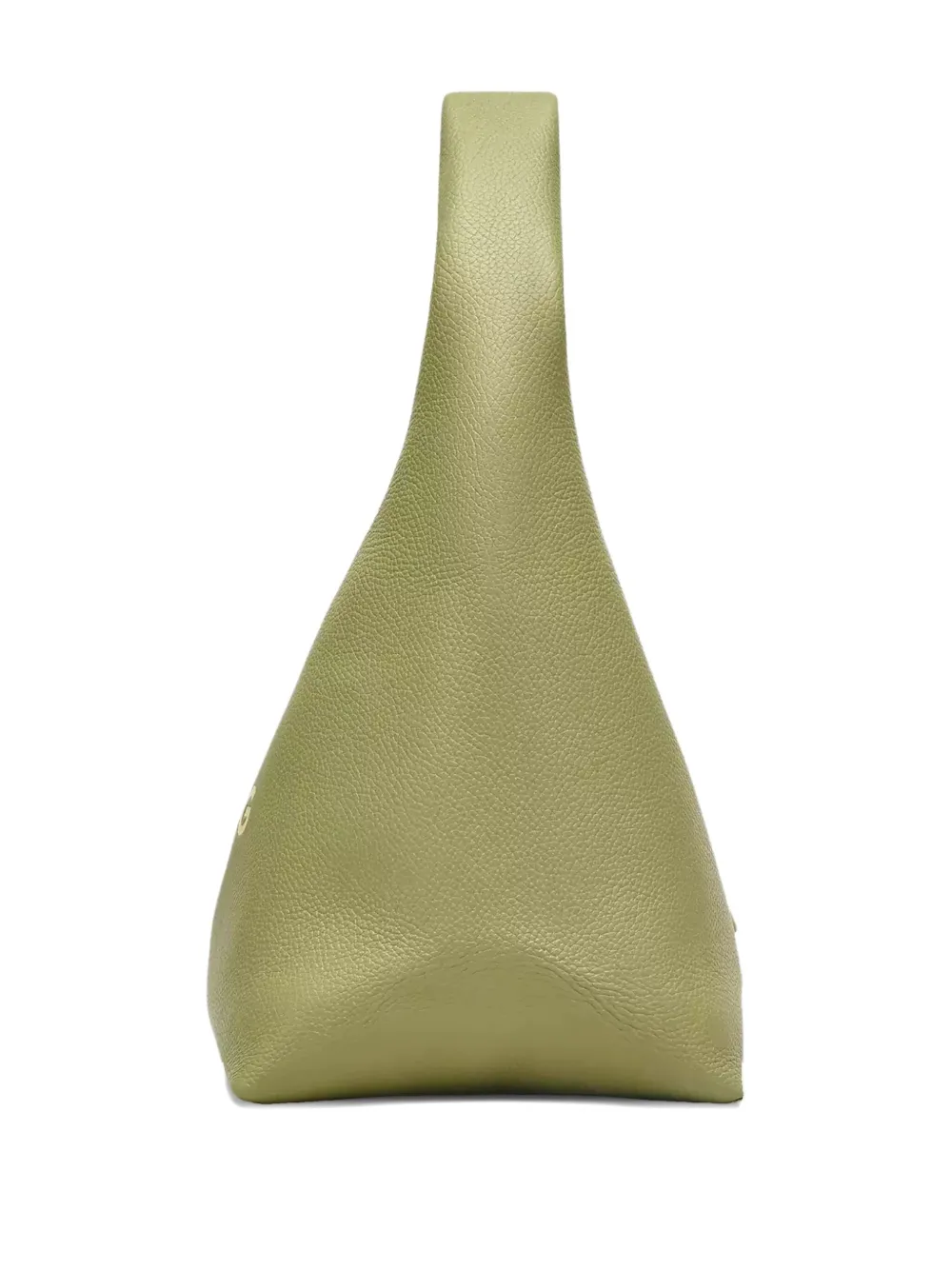 Marc Jacobs The Sack leren schoudertas met logoplakkaat Groen