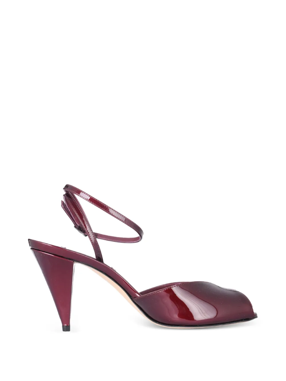 Casadei Sam Nap.VIP Amarena leren sandalen met enkelbandje Rood