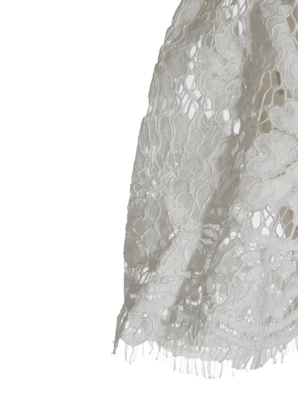 Self-Portrait レース マキシドレス | ホワイト | FARFETCH JP