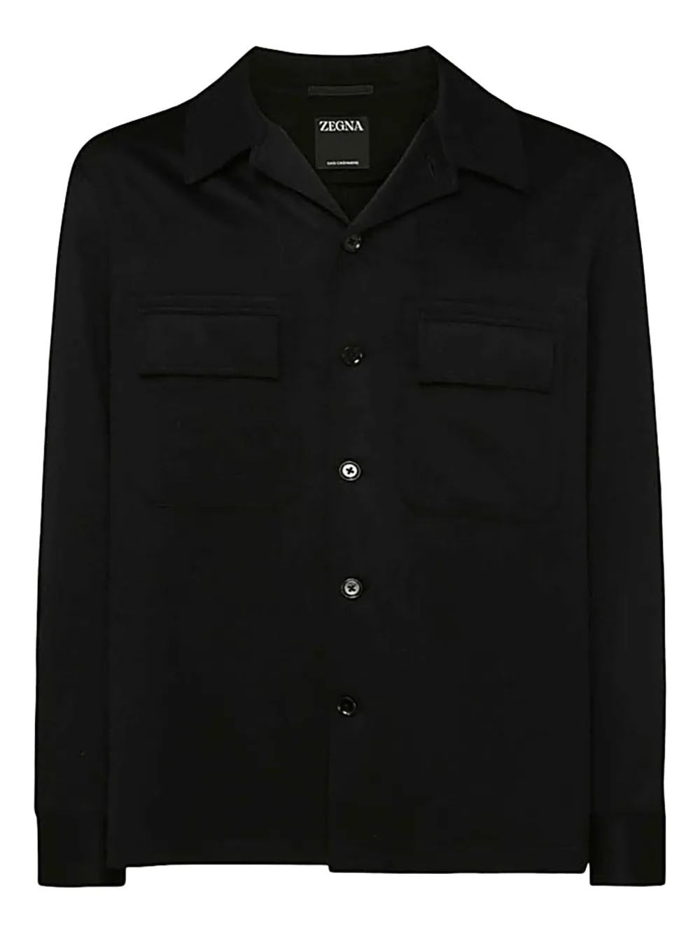double-pocket button-down jacket