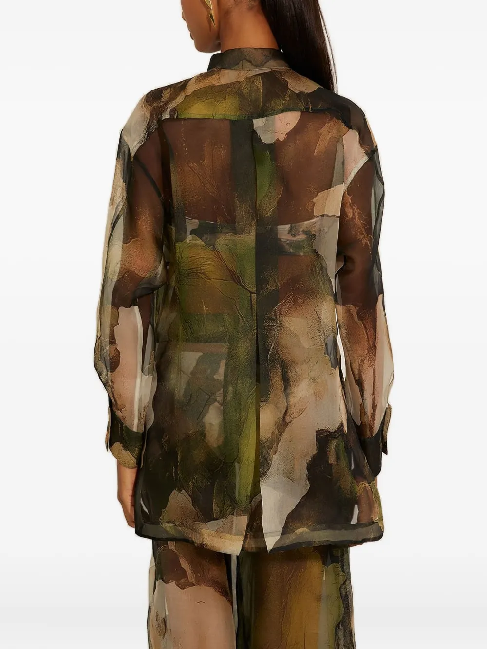 Lenny Niemeyer Camisa mangas longas com padronagem camuflada | Camisas | Image 2