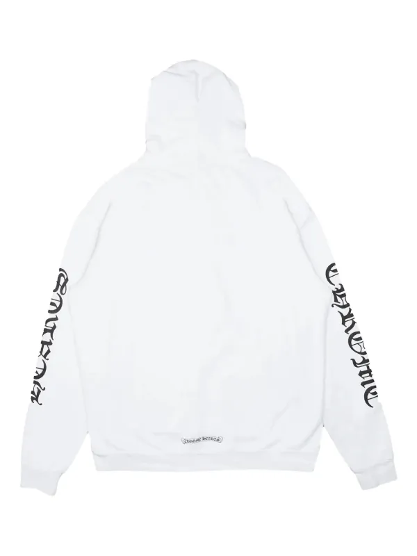 Chrome Hearts logo-print Hoodie | White | FARFETCH