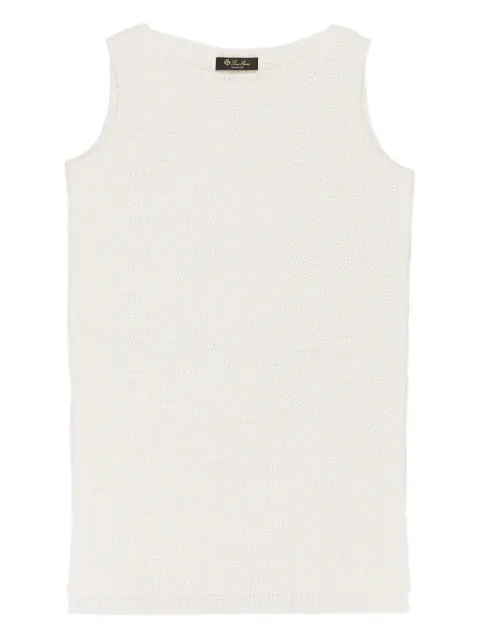 Loro Piana boat-neck knitted top